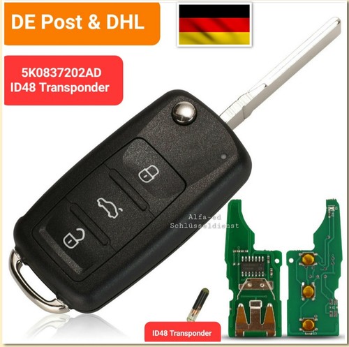 Funkschlüssel 5k0837202ad - funkschlüssel,