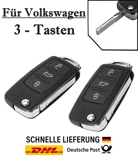 Ersatz klappschlüssel - 2x,
